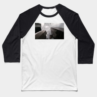 Tower in the city. Baseball T-Shirt